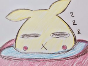 集中して満足のいく執筆ができた日は、夕飯を食べると気が抜けて眠気マックスでお風呂に入ると寝ます。