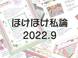 ほけほけ私論　ペーパーまとめ　【2022.9】